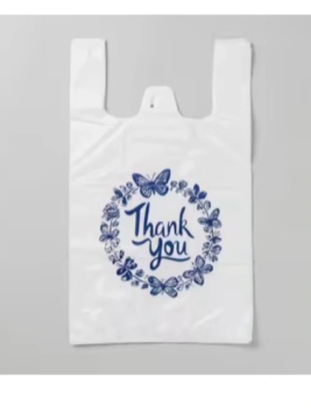 Thank You Butterfly Plastic Bags | Set of 65 | 9x15